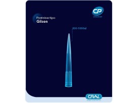 Ponteira Azul Tipo Gilson 200-1000 Ul - 1.000 Unid - 18262 - Cral